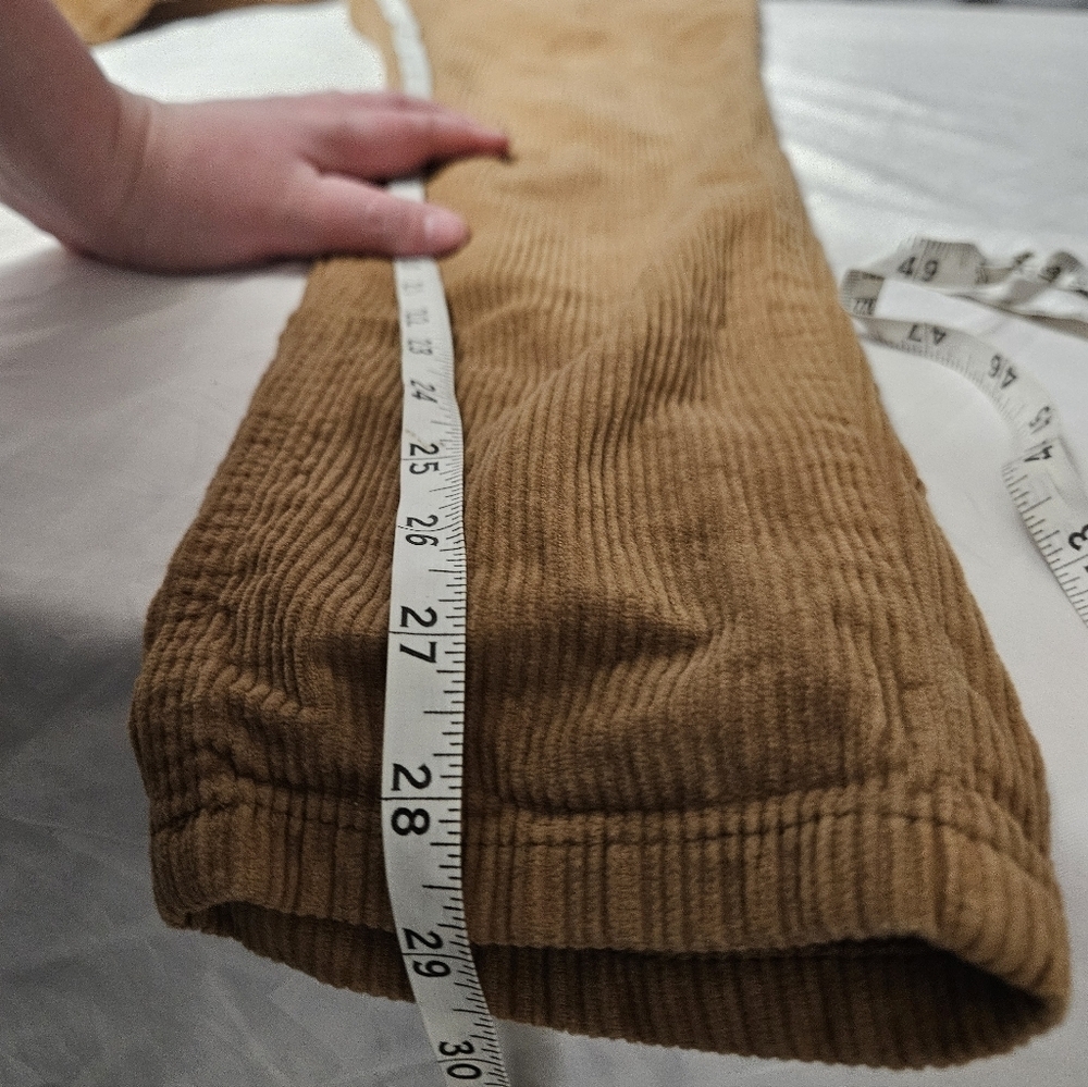 BDG Urban Outfitters Tan Corduroy Mom High Rise Pants Womens 25 100% Cotton! - Picture 7 of 8